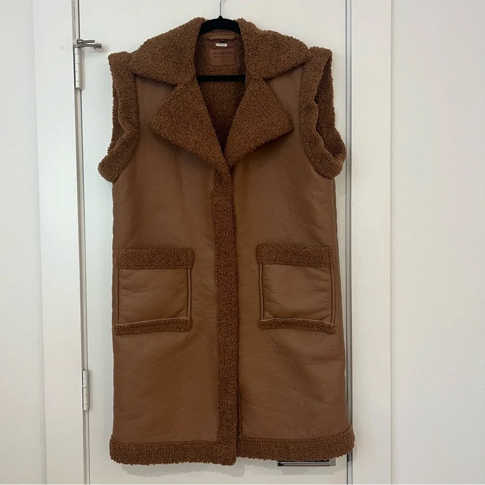 BLANK NYC TOUCH AND GO VEST LONG COAT - Picture 7 of 14